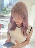 【MONA】ホワイトピンク/ハイトーン/ブリーチ