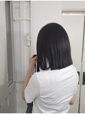 ぱつっと切りっぱなしボブ×水素髪質改善トリートメント