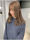 くびれヘア/アプリコットオレンジ/ハイライトカラー/梅田