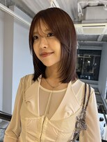 ヌープヘアーアイス(NUUP.hair ici)&nbsp;小顔◎夏の美髪レイヤーカット×顔まわりレイヤーで爽やか美人