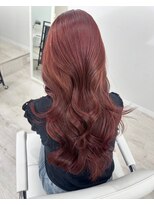 ロンドルピナス 小倉(Lond Lupinus) ミディアムヘア暗めカラー/デザインカラー/フェイスフレーミング