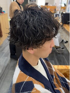 ヘアスペースプルメリア(Hair space Plumeria) Men's 波巻きパーマ