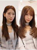 ●韓国トレンドヘアはお任せ下さい！20代30代前髪顔周りレイヤー