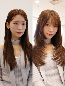 アフロート ルヴア(AFLOAT RUVUA) ●韓国トレンドヘアはお任せ下さい!20代30代前髪顔周りレイヤー