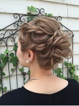 ゆるふわアップスタイル♪