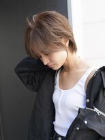 ギークス(GEEKS) 【GEEKS渋谷】ナチュラルショートウルフ/20代30代/冬カラー/小顔