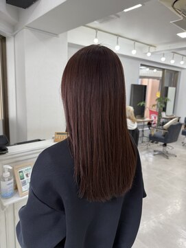 クラン(Chlan) キラ髪ストレート×ローズブラウン