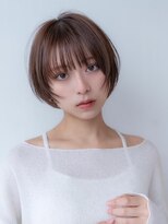 ケアリー 川西能勢口(Carelly)&nbsp;Beauty BESTスタイル／大人可愛いブルーカラーシースルーバング