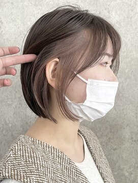 サンクマーケット 渋谷(cinq MARKET) 渋谷ショートボブインナーカラーケアブリーチダブルカラー韓国◆