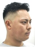 メンズカットバーバースタイルハイフェードN3
