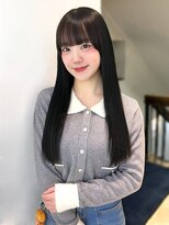 アクシス 栄店(`AXIS)&nbsp;松本/ワンホンレイヤー/ミルクティーブロンド/ダークブルー/栄
