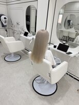 円(en) ホワイトベージュ×ロング