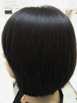 パティオンツー(PATIONN2)&nbsp;秋色暗髪ラベンダーブラウン前下がりショートボブ