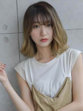 ラックスビー サファリ 阿倍野ルシアス店(LUXBE SAFARI) 外ハネグラデーションカラー【LUXBE 阿倍野ルシアス店】