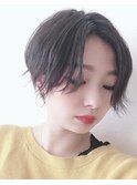 高知 南国市 BiBi hills ハンサムショート 韓国系ショート