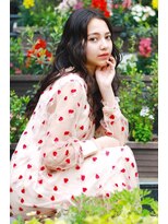 アンレーブ(UNREVE)&nbsp;黒髪ロング森ガールスタイル