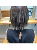 【エアタッチハイライト】ハイコントラストボブ