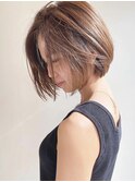 透明感 ナチュラル ボブ