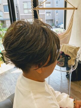 パペル(PAPEL) 大人女性似合わせカット+白髪ぼかしハイライト