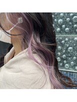 スクリバイタヒエ(SUKURI by tahie)&nbsp;#イヤリングカラー　#インナーカラー #ピンクラベンダー