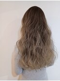 大人かわいいヘアふんわりカールヘルシーウェーブ脱白髪染め