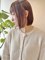 エン(en)&nbsp;ボブ×ピンクブラウン