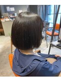 20代30代大人可愛い★小顔ショートカット前下がり美肌髪質改善