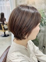 エトネ ヘアーサロン 仙台駅前(eTONe hair salon) 20代 30代 40代　ふんわりくびれショートボブ