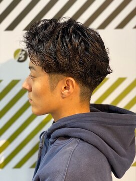 バーバーバー 四谷(BARBER-BAR) ヨーロピアンナチュラルパーマスタイル