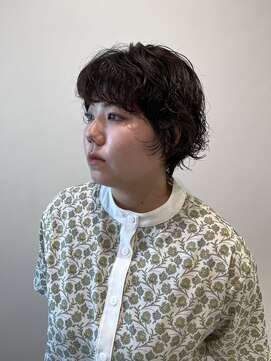 スタイル 茅ケ崎(STYLE) 【ハクラ】ショート ニュアンスパーマ 顔まわりカット レイヤー