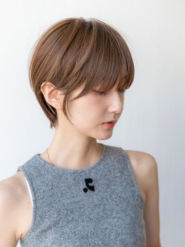 ケアリー 浦和美園(Carelly) 大人かわいい前髪セシルカットココアブラウンフリンジウェーブ