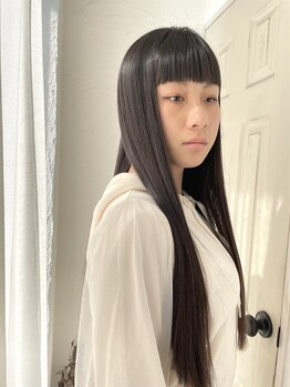 フィオ(fio)の写真/【博多/住吉】【髪質改善酸性ストレート＋カット¥19800】クセやうねりを解消でストレートヘアに♪