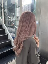 シェリ ヘアデザイン(CHERIE hair design)&nbsp;福岡 ブリーチ ベージュ グレージュ ダブルカラー ハイライト