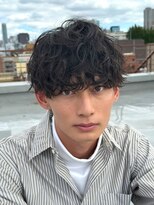 フィフス 神南(fifth)&nbsp;渋谷メンズマッシュシャドウパーマ波巻きスパイラルパーマゆるめ