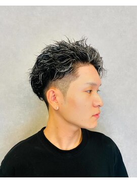 スター(STAR) 20代30代×メンズカット×ツイストパーマ束感