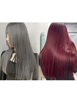 【ダブルカラー\10800】希望を外さないブリーチ/ダブルカラー/エクステ/インナーカラー［原宿/表参道］