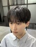メンズカット【スタイリングレクチャー付き】￥6000