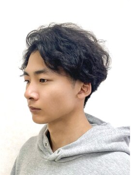 黄ぐまくん美容室 メンズ　ショート