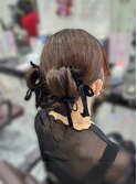 タイトめツインお団子アレンジ