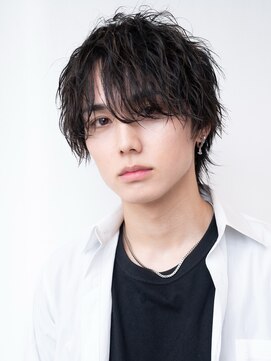 ハバナ 天神(HAVANA) センターパートメンズマッシュ刈り上げメンズカット眉毛パーマ