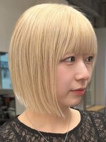 ジーレ(jiire)&nbsp;抜きっぱなしブロンドボブ