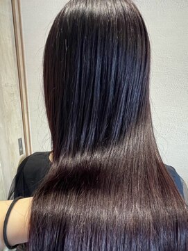 はな(hana) ロングストレート/艶髪縮毛矯正/髪質改善/透明感/