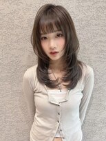 ロンド アンブル 四条烏丸(Lond ambre)&nbsp;ハッシュカット/韓国/顔まわり￥グレージュ