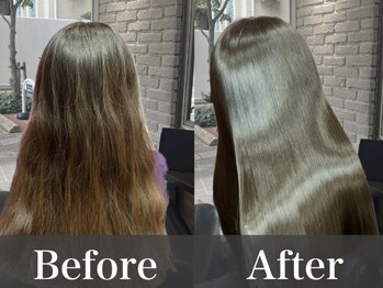 グラス 春吉1号店(glass)の写真/新感覚の髪質改善【More Sleek】～モアスリーク～従来の縮毛矯正ではなく"ダメージレスで自然なツヤ"が叶う