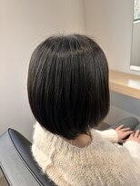 ルストロバイボクノ 横須賀中央(Lustro by bokuno)&nbsp;「髪質改善縮毛矯正」ボブでもピンとしすぎない柔らかい質感へ☆