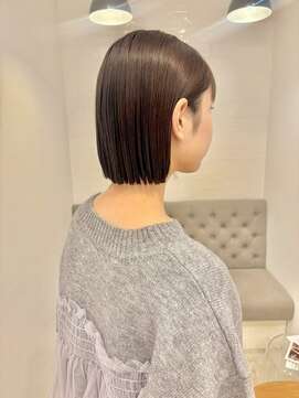 ワンラヴェストヘアオルシェット 長野駅(One Lovest Hair olchette) ダブルカラー/ミニボブ/ブリーチ切りっぱなし長野駅