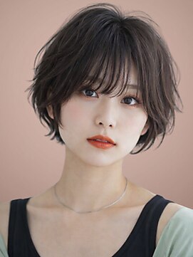 レム 長町店(L.E.M) 抜け感ショートボブ×透明感カラー