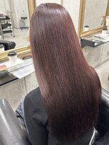 ルノン フィージュ(LUNON fieju)&nbsp;黒髪クラゲヘアーオリーブグレー小顔ココアベージュ