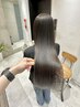 【大人髪のうねり・ツヤ不足に】エイジングケア縮毛矯正＋保湿トリートメント