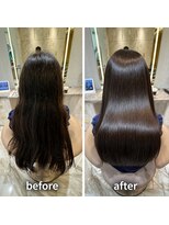 アース 渋谷店(HAIR&MAKE EARTH)&nbsp;縮毛矯正×髪質改善で極上艶ロング